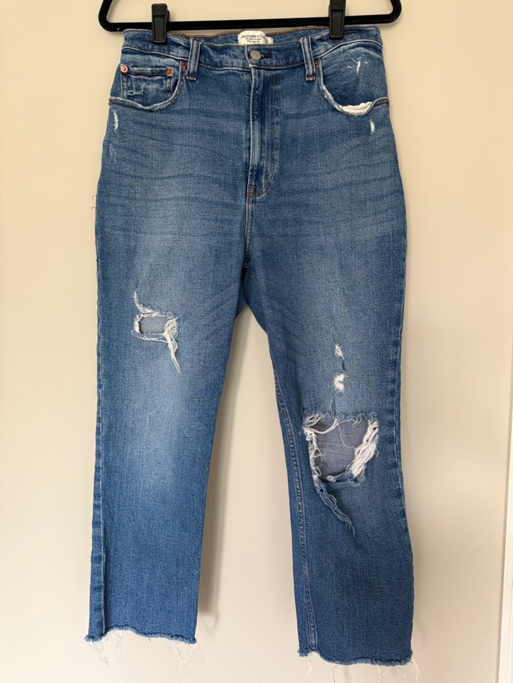 Abercrombie Ankle Straight Ultra High Rise (Curve Love)